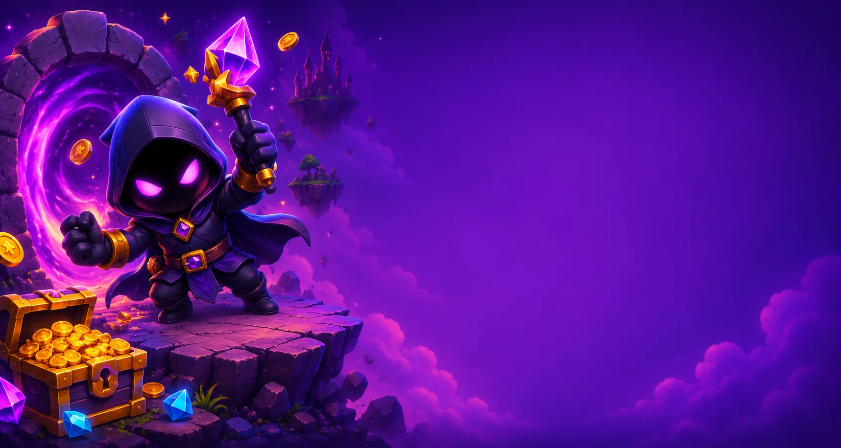 Shadowplay Realm mage emerging from a magic portal